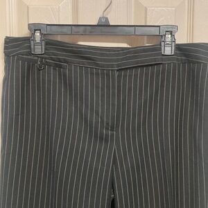 Ann Taylor Pinstripe Trousers Straight-leg Pants Classic Fit Size 10